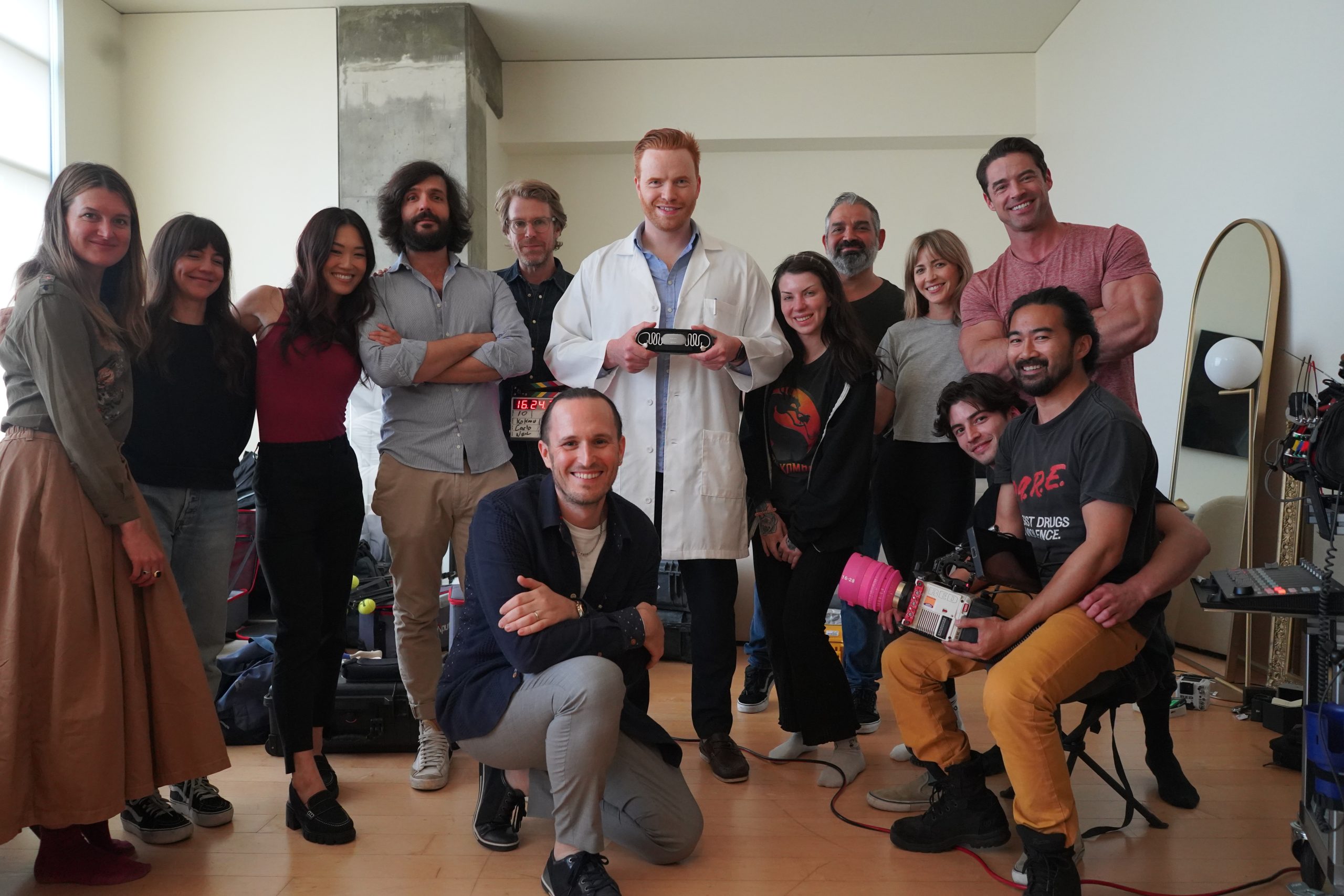 Lightdrop team filming